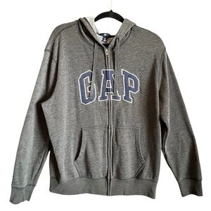 GAP Men's Gray Front Zip Hoodie